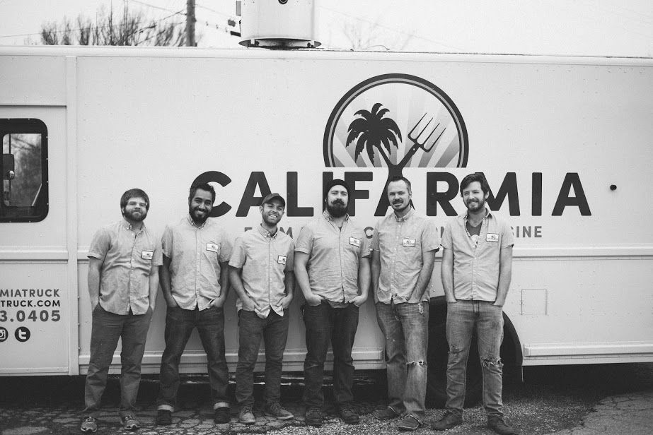 #TBT to our first couple of months of being Califarmia. We were young, scrappy and hungry and we didn't throw away our shot! Come eat with us tomorrow at #StreetEatsThursday 11-2 between and 3rd and 4th Deaderick St. #Foodie #DudesThatCook #FarmToTable