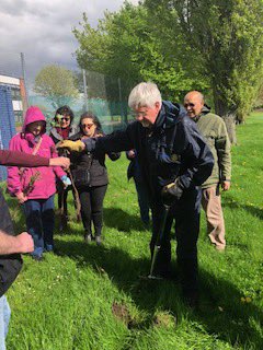 dbPRLondon's tweet photo. District Governor of @RotaryInLondon joined with clubs of #Edgware &amp; #Stanmore and #NorthwickPark to plant trees @kentonrec donated by @ShawTrust #Harrow #RotaryInLondon https://t.co/D3dLPltUkR