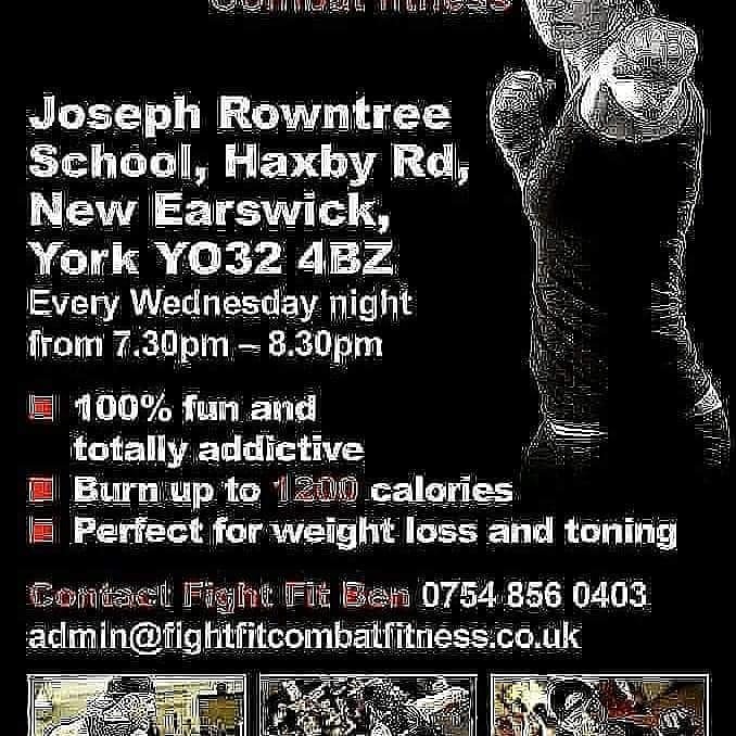 FightFitCF's tweet image. 🔊🔊WEDNESDAY NIGHT FIGHT FIT🕪🕪
Right here in #NewEarswick  #York. EVERY Wednesday 7.30pm at #JosephRowntree school #NewEarswick  #York. YO32 4BZ  
Newbies very welcome. 
♦FUN
♦MOTIVATING MUSIC
♦HIGH ENERGY CLASS
♦FUN FRIENDLY ATMOSPHERE
♦NO CONTRACTS (pay as you go £6)