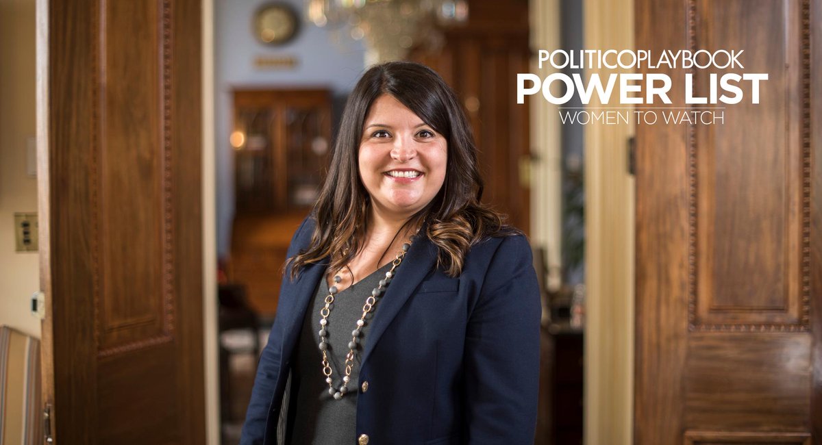 politico's tweet photo. .@MonicaHPopp’s job is figuring out what makes Republican senators tick #PlaybookPowerList https://t.co/RGATIC513j via @dlippman https://t.co/US4So550FJ