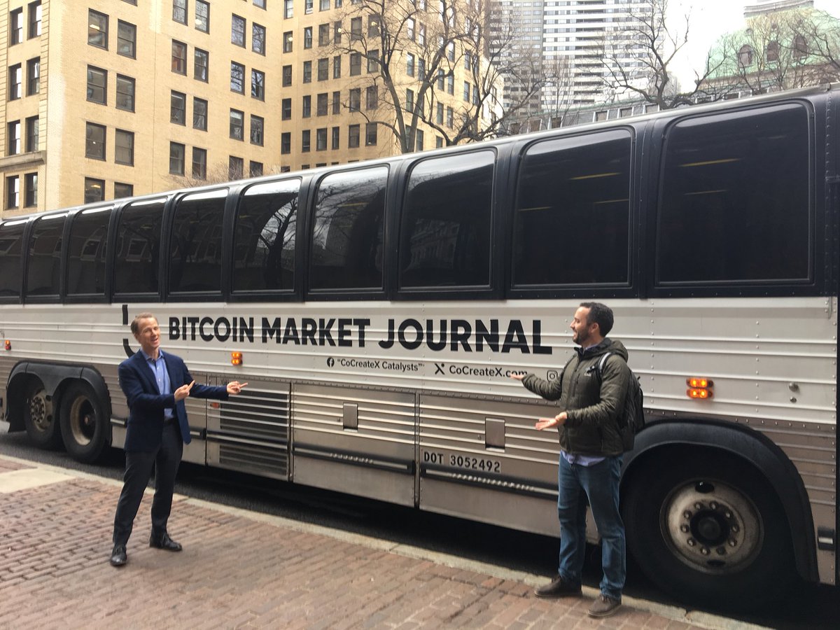 mhhughes8's tweet image. Well @sirjohnhargrave and @bitcoinmktjrnl aren’t messing around for @blockchainwk! #bosblockchainweek #blockchain #crypto #Boston