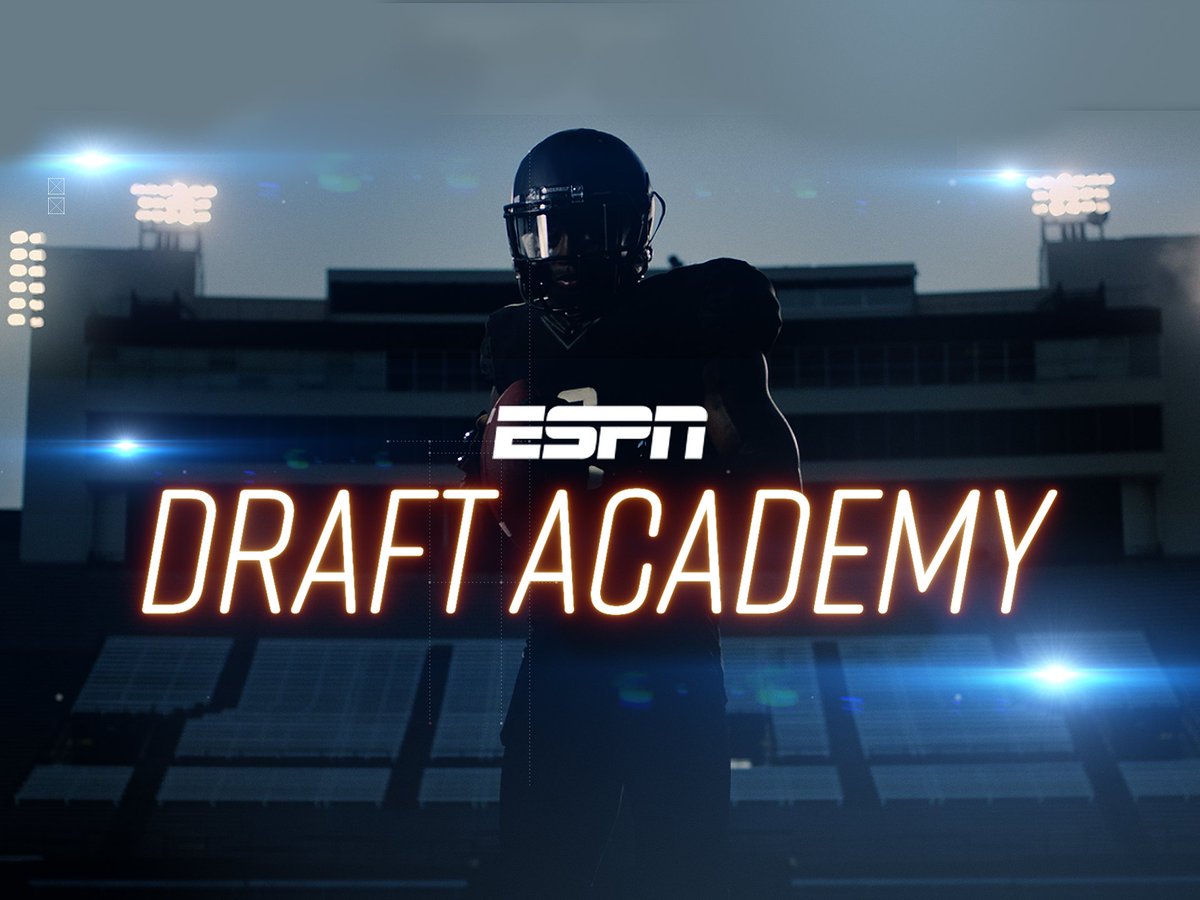 amazonfiretv's tweet photo. #DraftAcademy now streaming exclusively on ESPN+. Download the @ESPN app on your Fire TV to get started. https://t.co/k6XzErSc5c