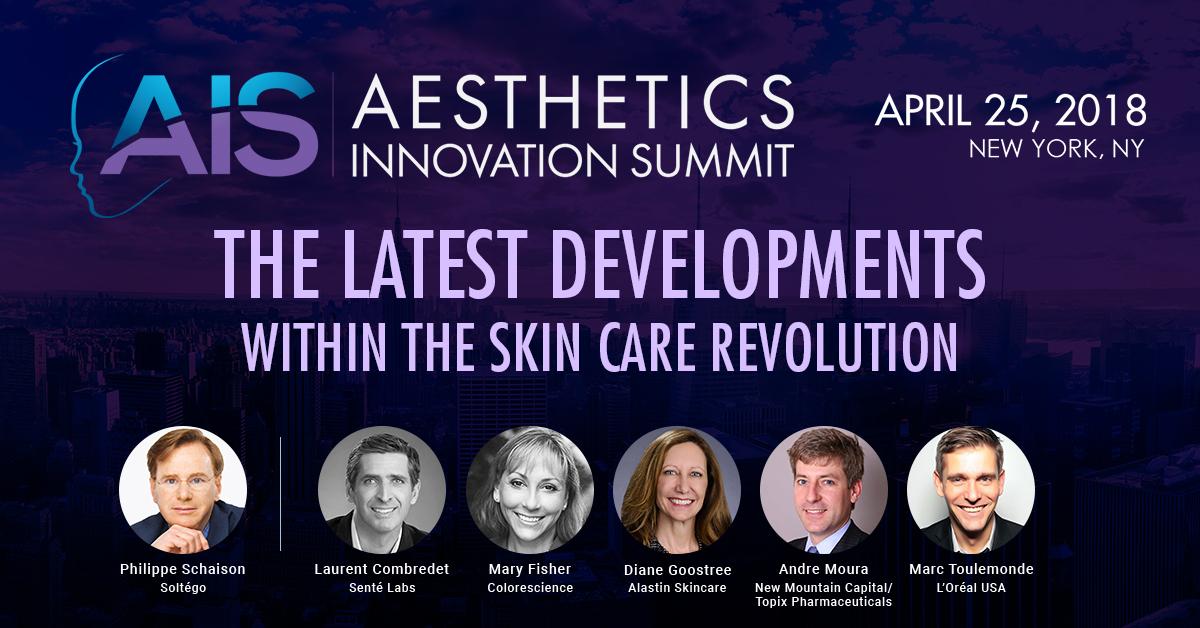 We are excited to hear board member Philippe Schaison, SENTÉ® CEO Laurent Combredet, and many other industry leaders as they predict how the skin care market is transforming and what’s coming next at the Aesthetics Innovation Summit today in New York.