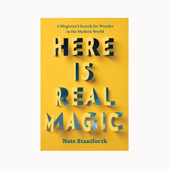 Spine_Magazine's tweet photo. "I knew that the challenge with this cover was to make sure it didn’t look like a typical book about card tricks and smoke machines and the belittling Western view of magic."

-@katiphon on designing Here Is Real Magic. Read about her process.
https://t.co/eYIiGc5wfs https://t.co/kBC2i8aKcN
