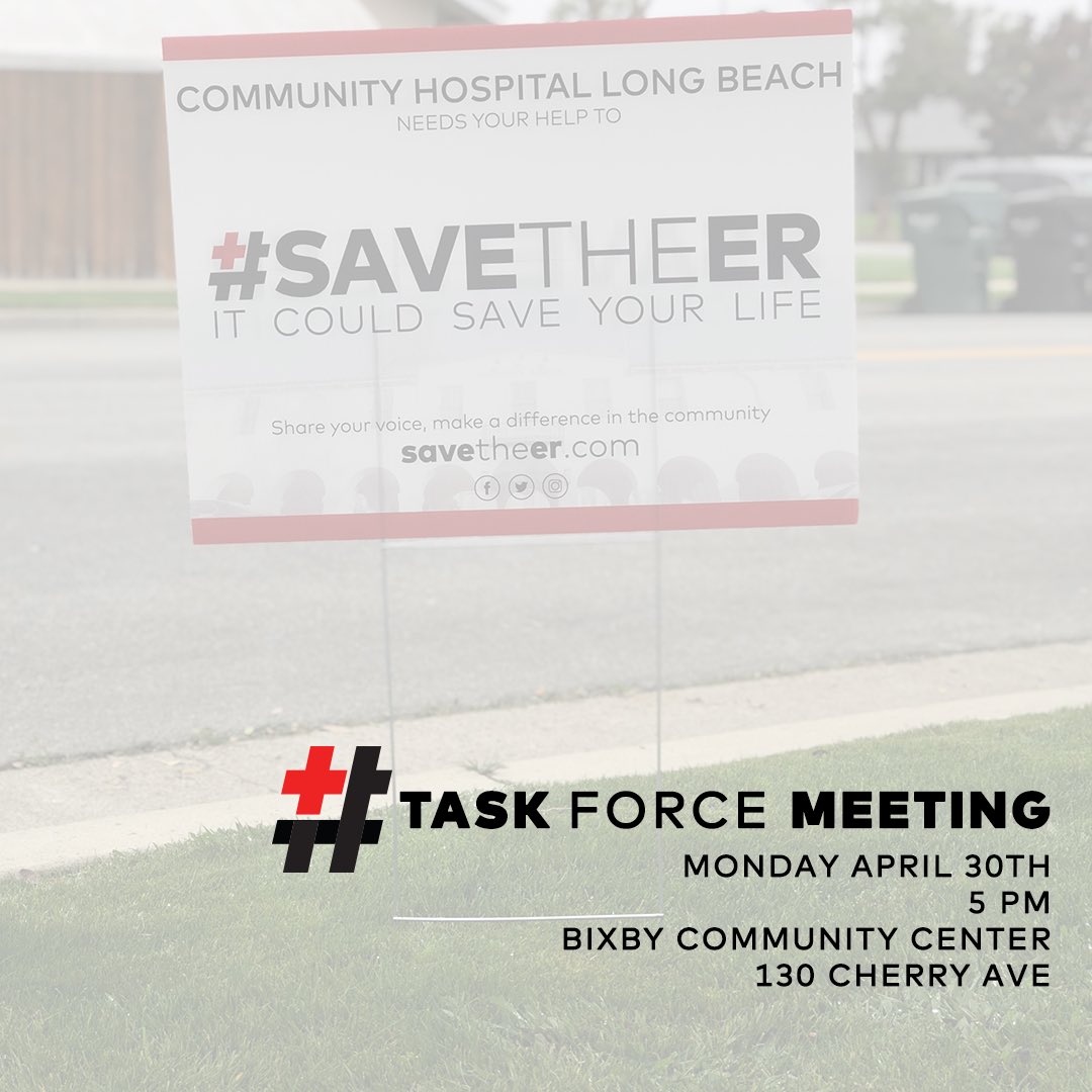 SavetheER's tweet photo. Next task force meeting is Monday April 30th at Bixby Community Center!❤️Come grab your yard sign and join us for important updates. For more details on the task force go to https://t.co/JdKYi52wir! See you there. https://t.co/QTXfh9lFSv