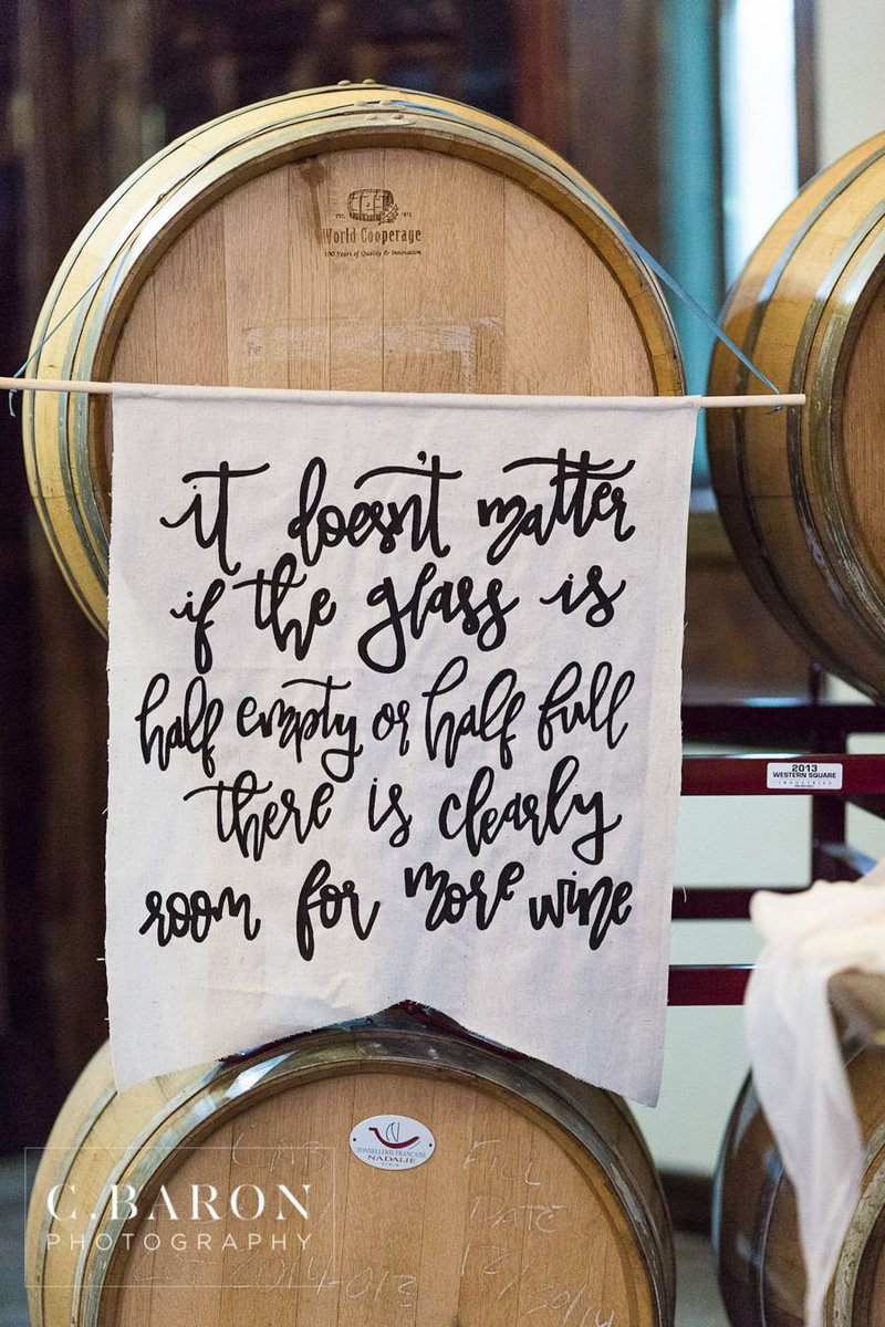 Can we get an amen? 📸: <a href="/cbaronphoto/">C. Baron Photography</a> venue: <a href="/bernhardtwinery/">Bernhardt Winery</a> #invitations #invitation #weddinginvitations #wedding #bride #winery #canvas #canvassign #handdrawntype #styledshootacrossamerica #eventbranding #houston #texas #thewoodlands #spring #graphicdesign #marriage #love