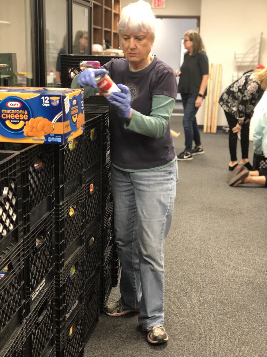 GRACEGrapevine's tweet photo. We are restocking the shelves at our new (temporary) Food Pantry! Stay tuned for updated food needs. #GRACEGrapevine https://t.co/8Hd3mSC4bZ