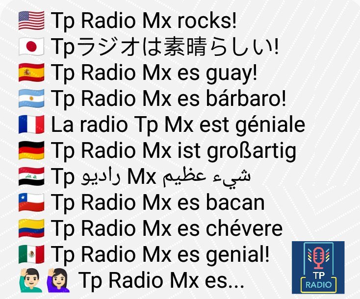 TPRadioMx's tweet photo. #TpRadioMx #TuSiteEnSintonía 🤘🏼 https://t.co/YWPkvsjr9b