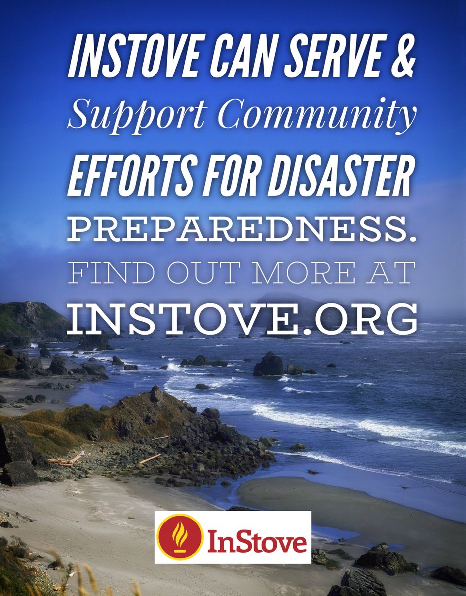 InStove's tweet image. InStove is partnering up with organizations on the Oregon coast to better prepare for a potential natural disaster