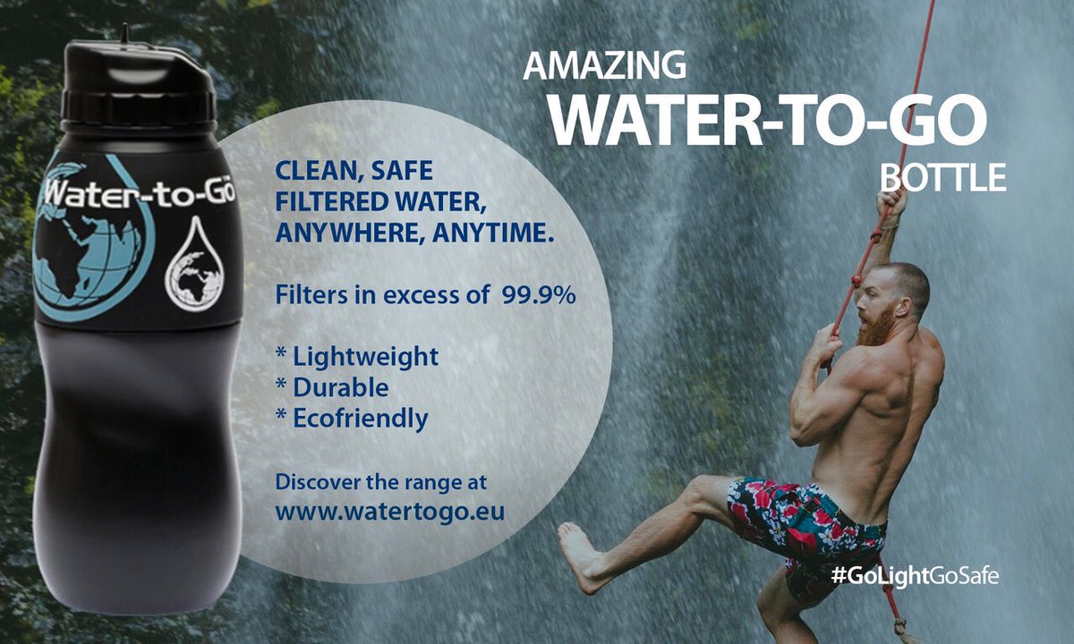 IntelliPeli's tweet photo. DON'T FORGET. Get a  FREE Water-To-Go bottle worth £24.99 when you buy an Intelligent Pelican full kit on our website (£135) #adventuretravel #backpacking #festivals #travel #GoLightGoSafe https://t.co/iHLqKfuR1i