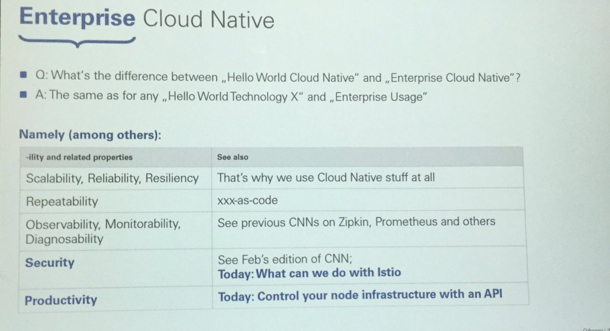 ingoa's tweet image. What is enterprise cloud native? #cloudnativenerd Meetup