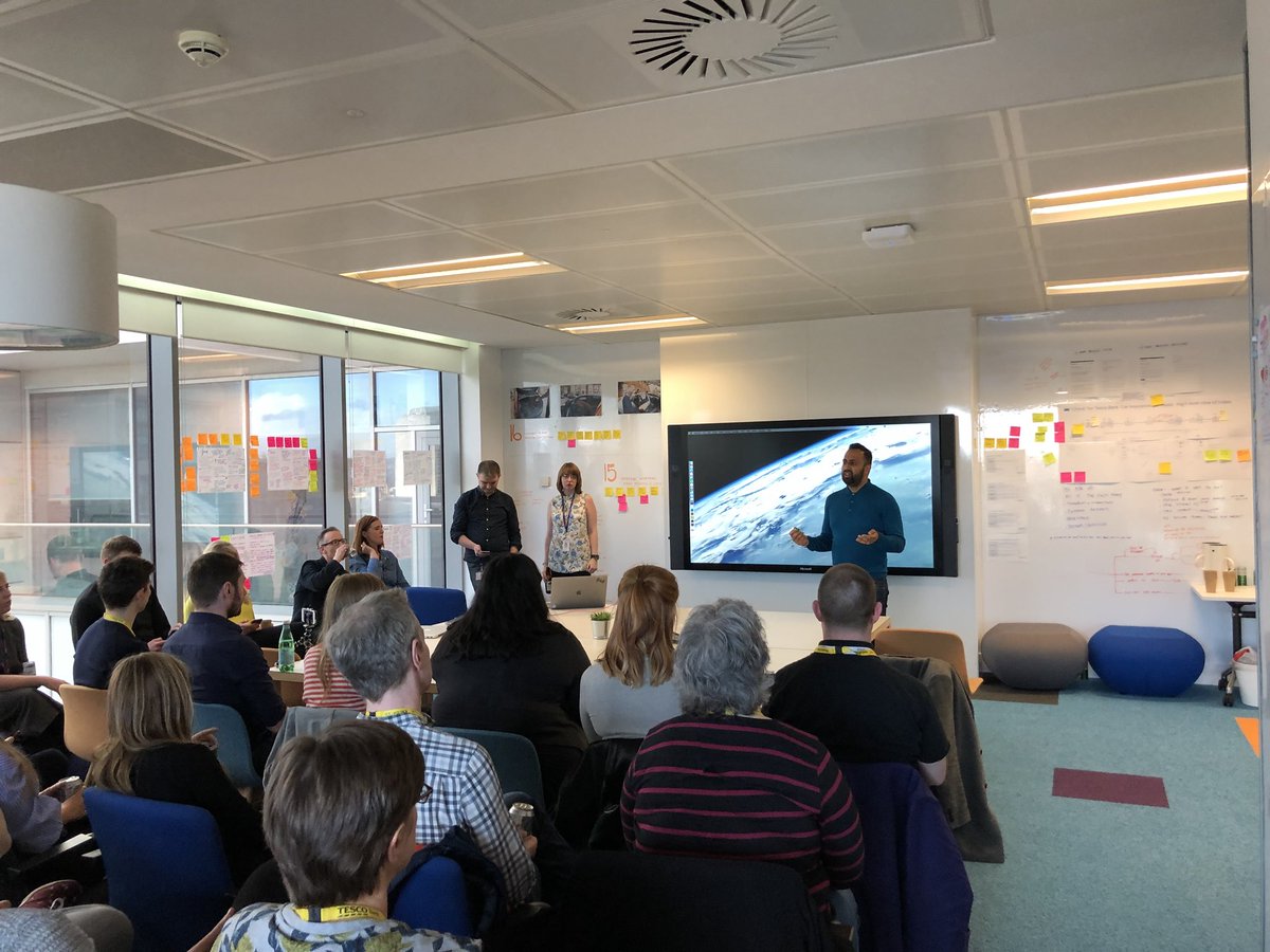 zah_ali's tweet photo. All set to host this months UX meet in our Glasgow design studio at Tesco Bank 😀 Some great topics in store tonight (and pizza too! 🍕) #uxMeet #Glasgow https://t.co/S5felETfZX