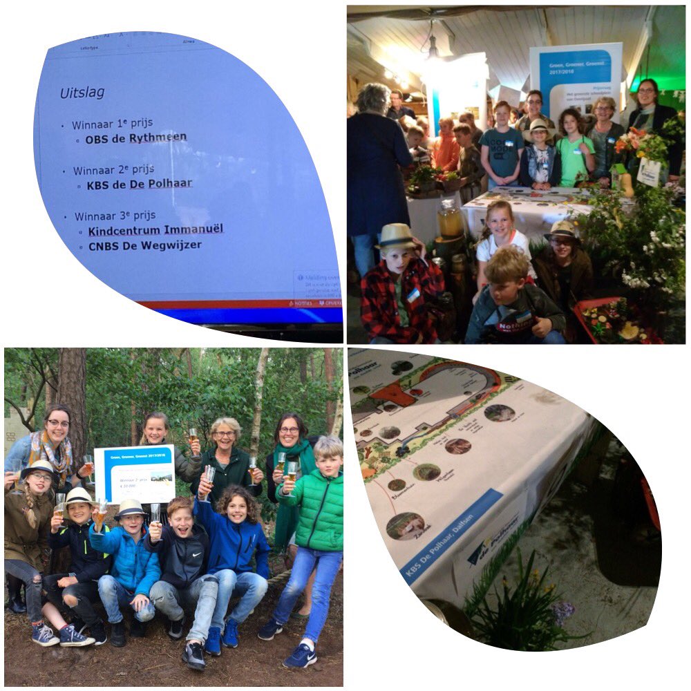 dePolhaar's tweet photo. Super! 2e geworden bij het Groenste schoolplein van Overijssel 2018! “Water verbindt” Trots op onze groene toppers! https://t.co/rAZRo8H41r