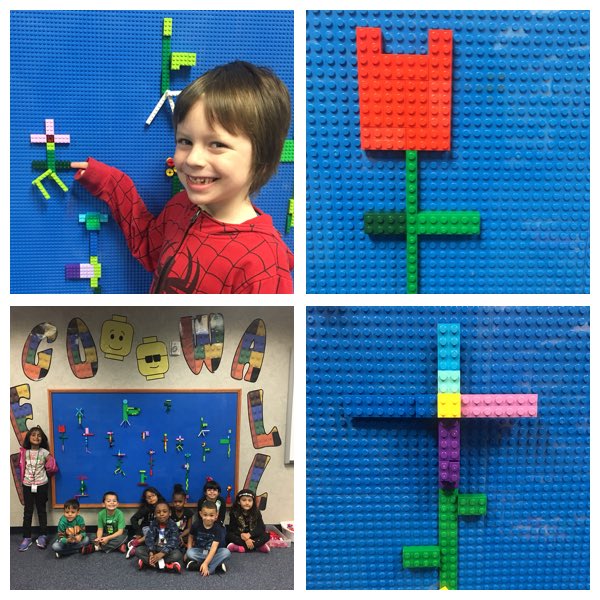 library_wsms's tweet image. Thank you Kindergarten for turning my LEGO wall into a beautiful garden full of wonderful plants! @BoydBlackhawks
