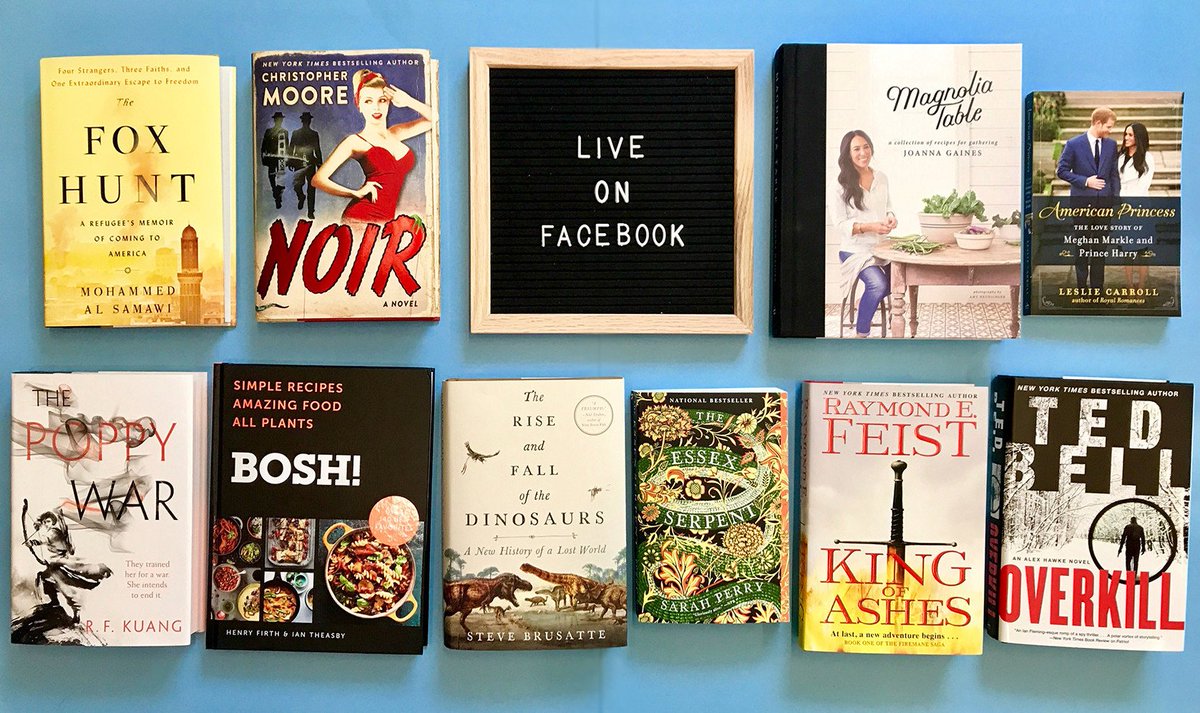 Spring has sprung and <a href="/WmMorrowBooks/">William Morrow</a> has a brand new crop of reading recommendations to share! Tune in to their Facebook Live today (4/25) at 2pm EST to hear all about these new reads and how you could win a copy of each book presented!
