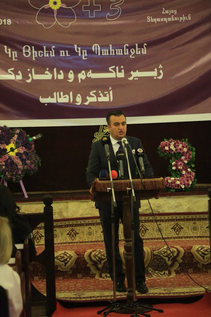 Armenia_in_IQ's tweet photo. #ArmenianGenocide commemoration event in #Dahouk city, Iraqi #Kurdistan https://t.co/bWfDE649Fn