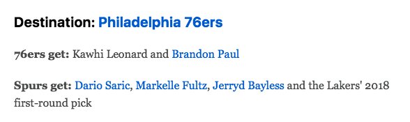 Tom_NBA's tweet photo. One of these trades is not like the others https://t.co/fdIr2re4p9