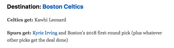 Tom_NBA's tweet photo. One of these trades is not like the others https://t.co/fdIr2re4p9
