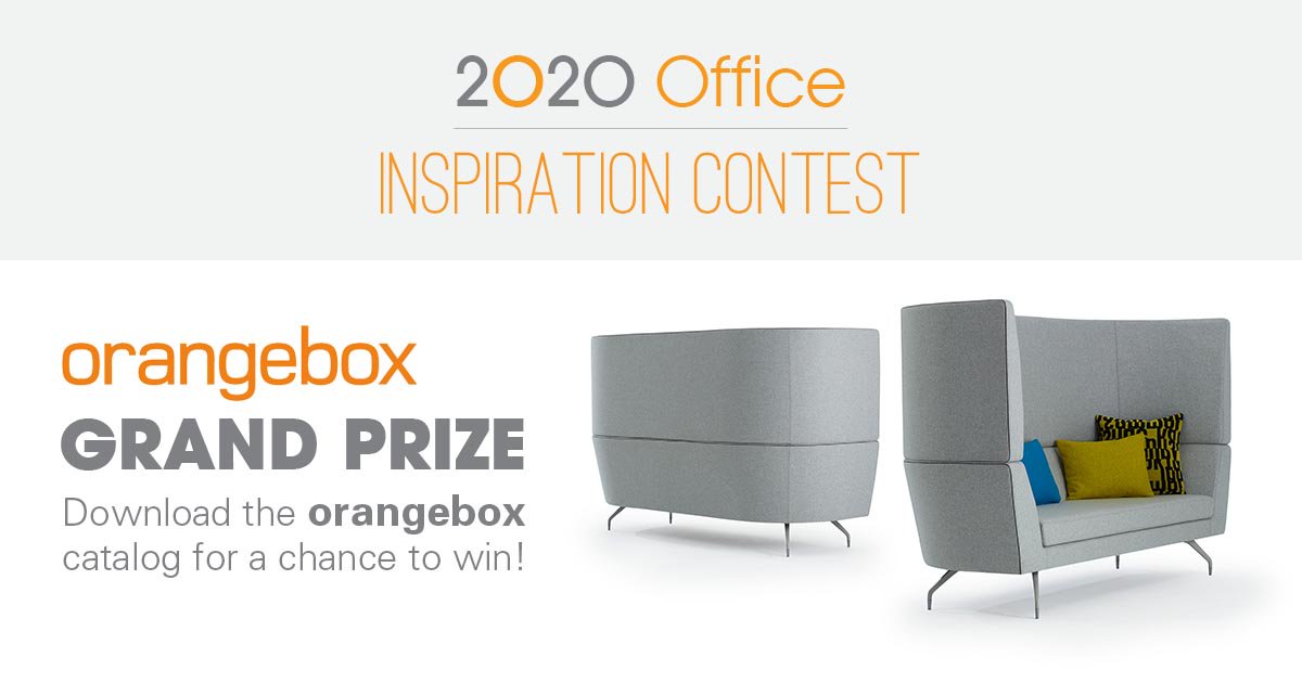 Orangebox_USA's tweet photo. We're proud to be sponsoring @2020spaces Inspiration Awards for Office Designers 2018. You can enter your designs into multiple categories here to win... https://t.co/dsphfo7VSg #competition #design #inspiration #2020visualimpression https://t.co/VXuDhffWl1