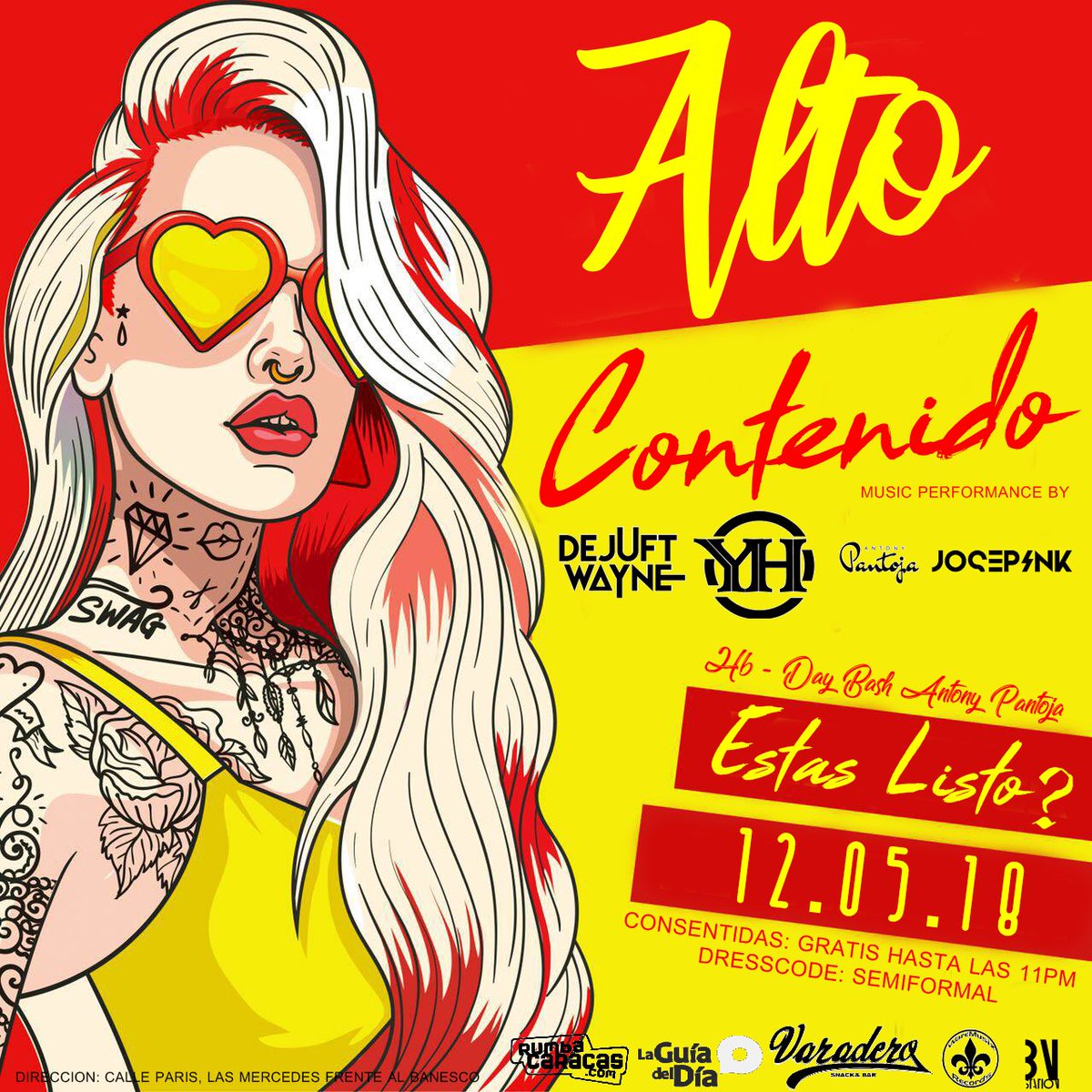 StationBig's tweet photo. Desde Ya! Nuestro Evento #AltoContenido Esta Disponible en la Pagina #LaGuiaDelDia Patrocinantes Oficiales de nuestra marca 
https://t.co/YvUzwlyePI https://t.co/WbqGPdp9CA