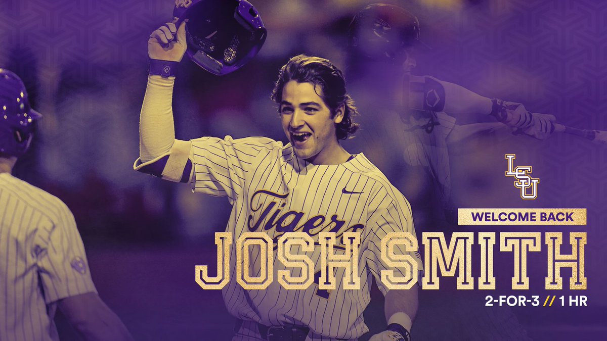 First game back in the lineup in 65 days, no problem! 

<a href="/josh_smith8/">Josh Smith</a> provided a spark for the Tigers after going 2-for-3 with a home run in Tuesday’s win!