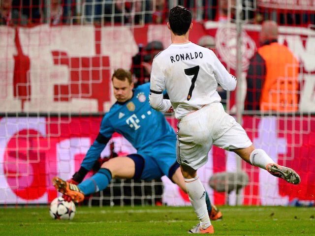 Goles de Cristiano Ronaldo vs Bayern Munich en #ChampionsLeague  Semifinales 2011-12 ⚽️⚽️ Semifinales<a href="/tag/championsleague"class="tags"><span>#championsleague</span></a>
