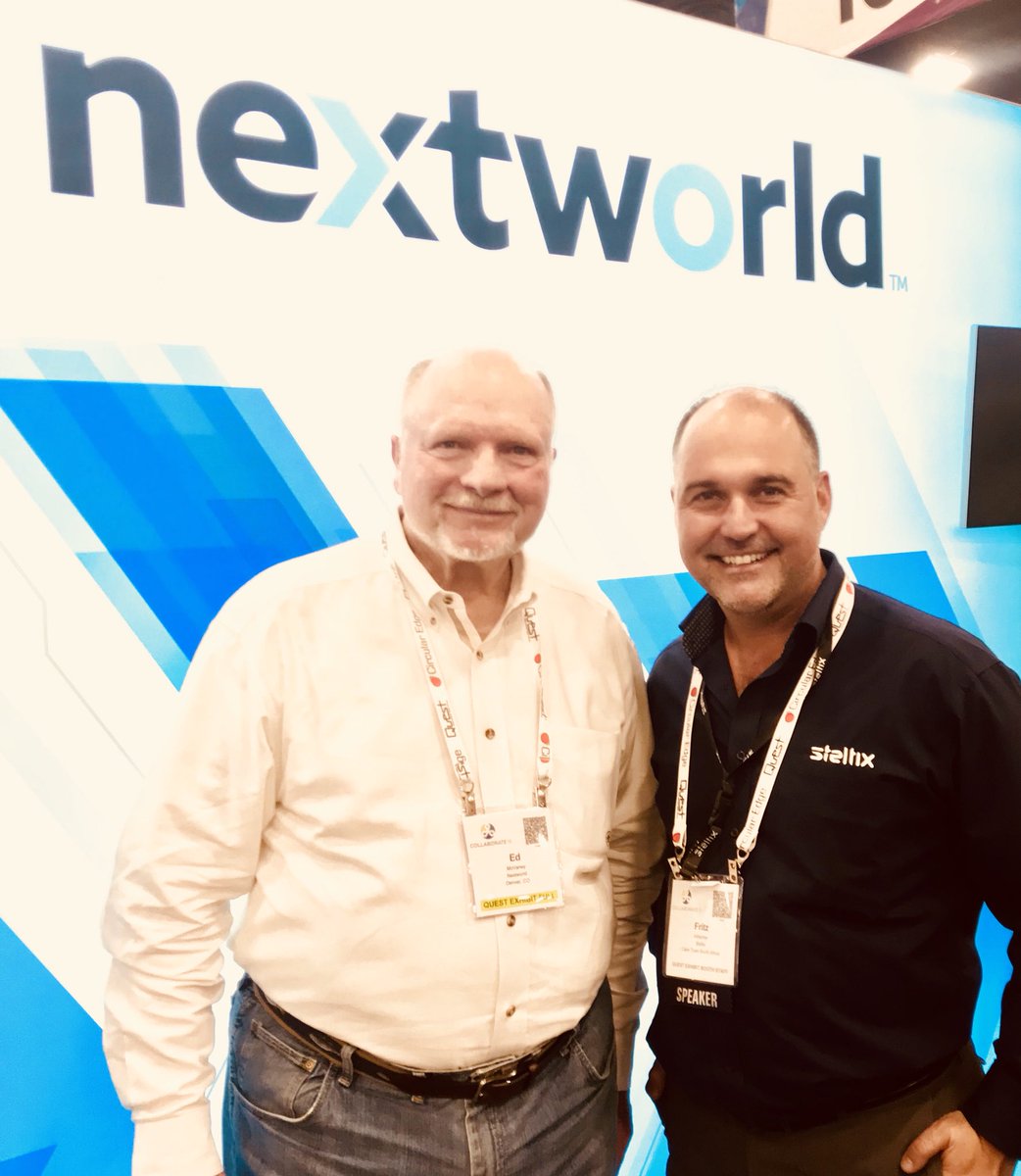 Special moment finally meeting Ed Mcvaney - the Edward in JD Edwards <a href="/Steltix/">Steltix</a> #COLLABORATE18