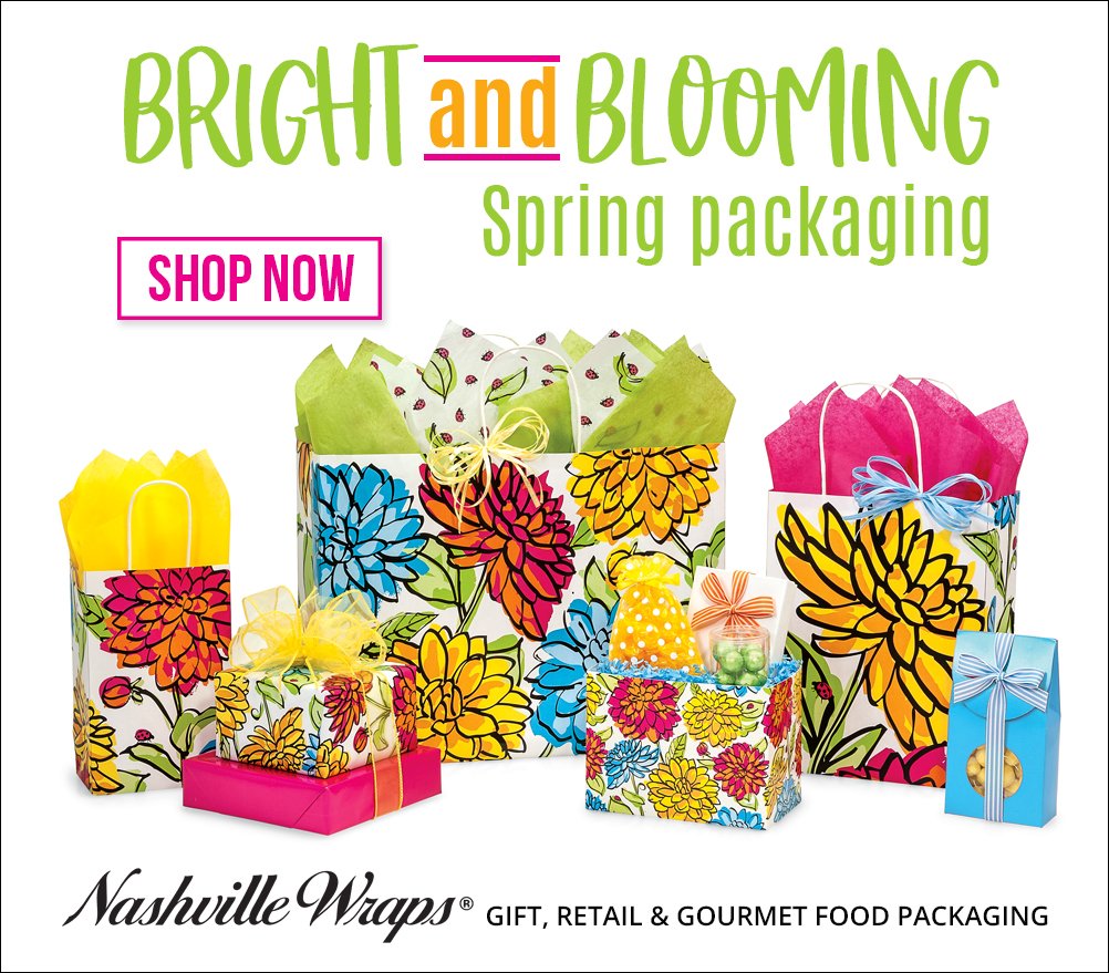 Nashville Wraps - Bright &amp; Blooming Spring Packaging - Shop Now - nashvillewraps.com/?Link=AD_GWN // <a href="/NashvilleWraps/">Nashville Wraps</a>