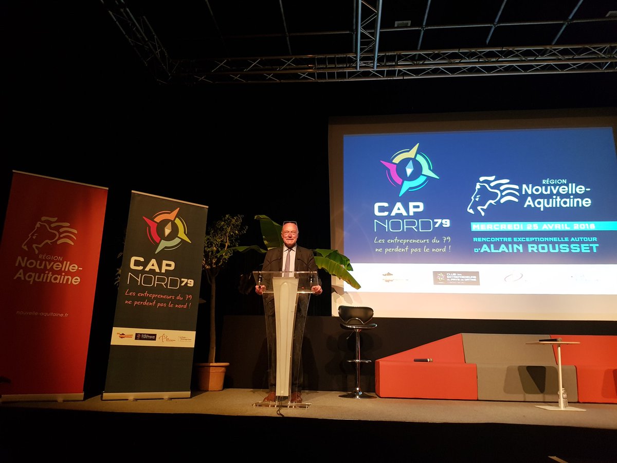 Alain Rousset et la Région Nouvelle Aquitaine aux côtés des entreprises du nord 79 rassemblées dans CAP NORD 79