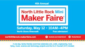 PlayLRGames's tweet photo. One of our FAVORITE events is coming up next month! Mark your calendars for the North Little Rock Maker Faire (@makerfairenlr). Come by our booth on May 12 for a little @playscoundrels. We'll have another custom Maker Faire card game this year as well. #IndieGameDev #MakerFaire https://t.co/bdjBayWPlb