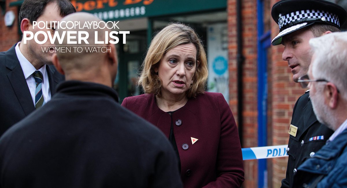 politico's tweet photo. Can @AmberRuddHR avoid political calamity and become the future of the U.K. Conservative Party? #PlaybookPowerList https://t.co/B4svx4N15e via @Jack_Blanchard_ https://t.co/fWPN2TWjcU