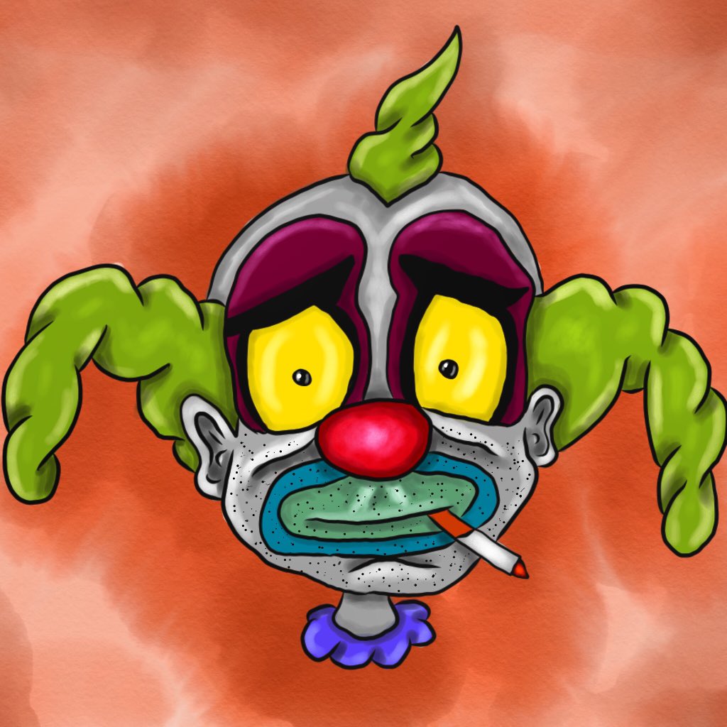 benbartels27's tweet photo. Funny fucker 
 #art #artists #artwork #ArtOfTheDay #CreativeEnergy #illustration #picoftheday #photooftheday #drawing #Sketching #digitalart #painting #love #beautiful #fun #clown #cartoon #digitalpainting https://t.co/Cy7mLTrLdB