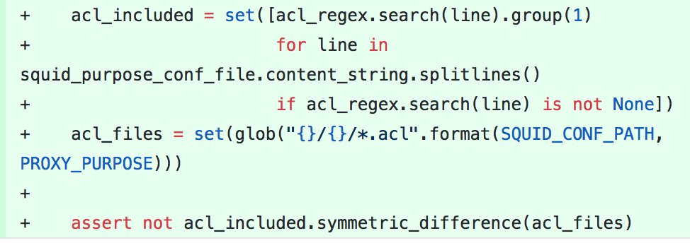 joaoqalves's tweet photo. If your org leans toward #immutable #infrastructure, you should definitely write tests too. These lines are from a test created by @edu2b. Pure love 😍 #python #testinfra https://t.co/Hc1IeB2gsp