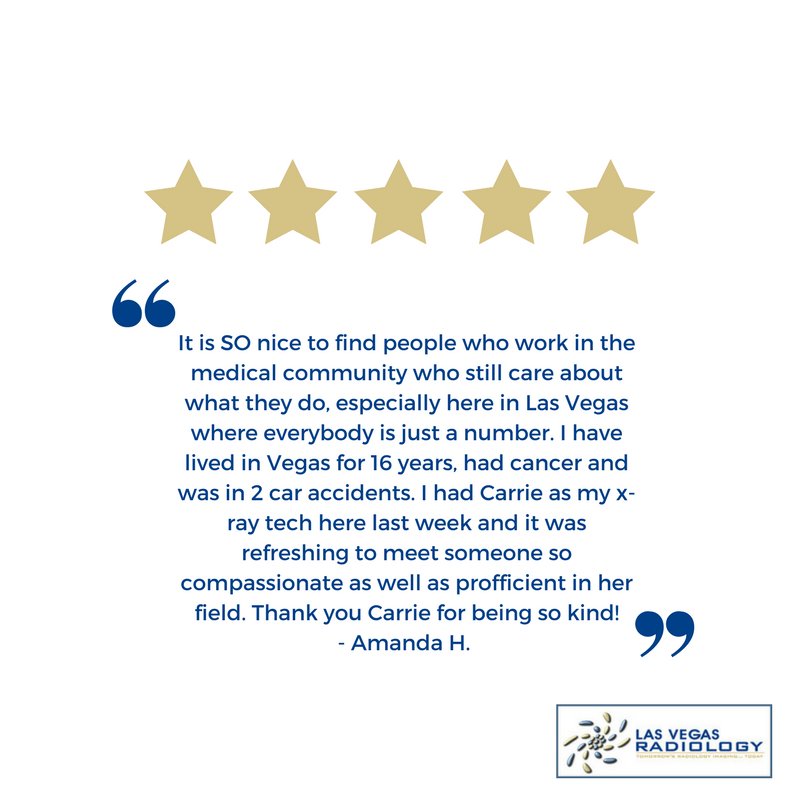 lvradiology's tweet photo. Woohoo! Thank you Amanda! 

#5stars #ThankYou #LVrad https://t.co/w7kwvT4IWQ