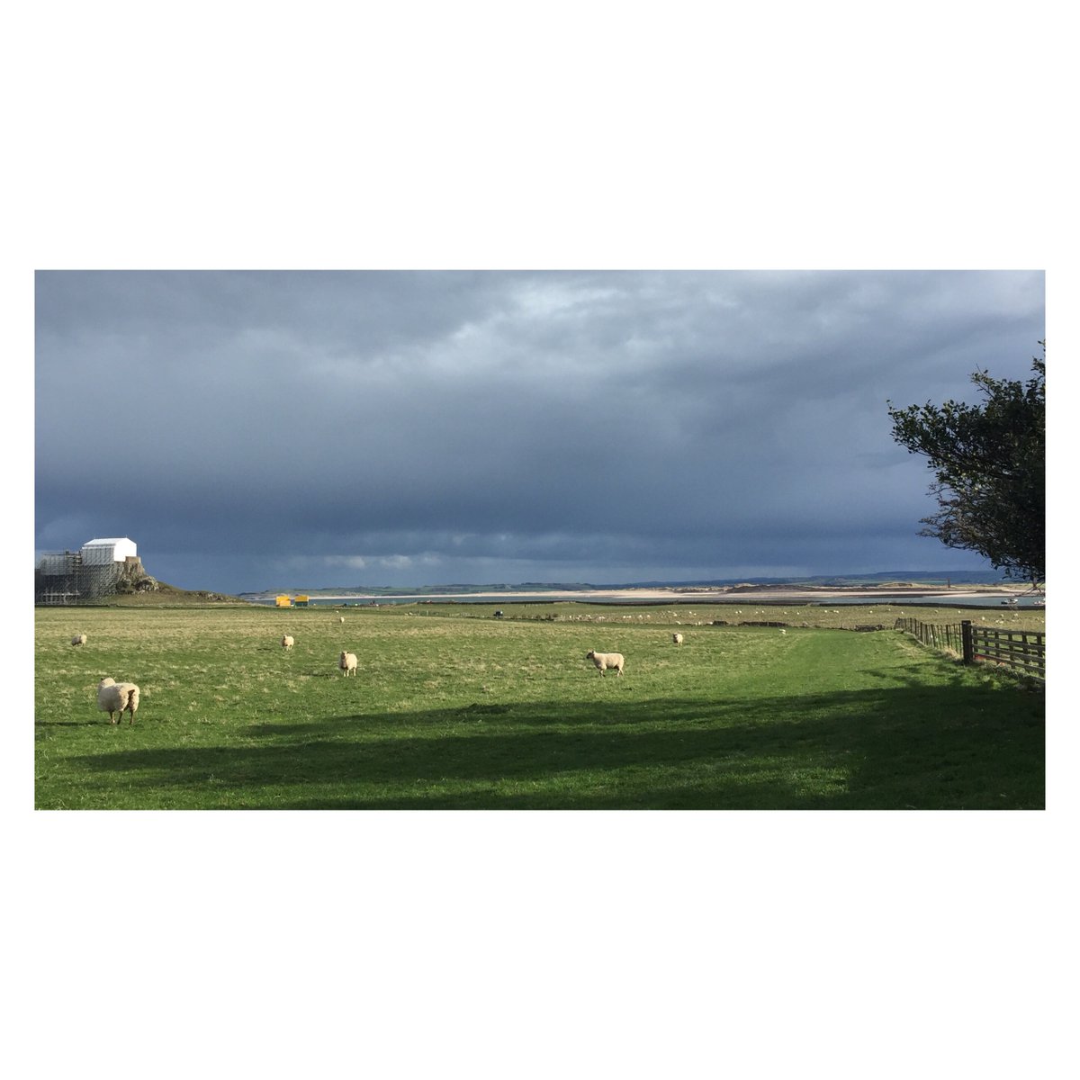 1st_food's tweet photo. Rain clouds &amp; Rainbows 🌈 #nature #weather #HolyIsland #Lindisfarne #1stClassFood #HolyIslandAccommodation https://t.co/593982oISa