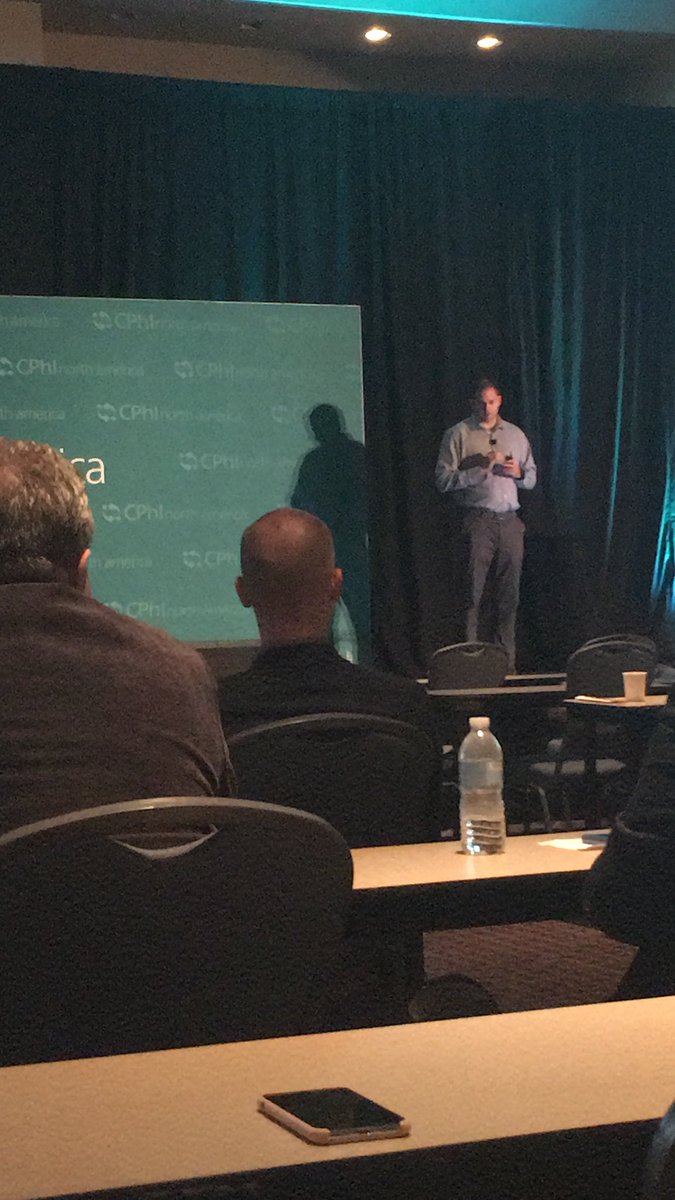TaraUBM's tweet photo. What does the digital revolution mean for Pharma? ‘Improved patient adherence, clinical and commercial outcomes’ - Nik Leist @ProteusDH #CPhInorthamerica https://t.co/n6dvUQZjTK