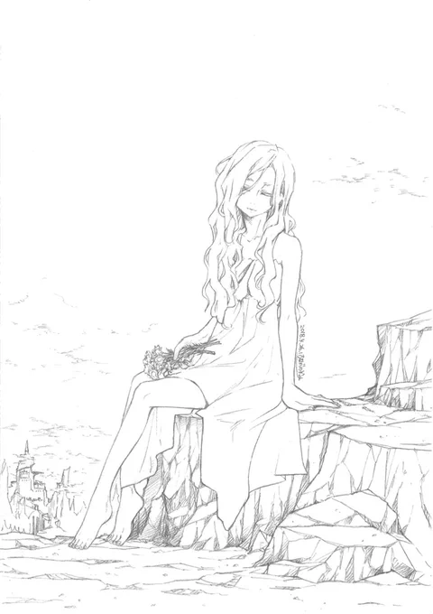 カモミールが一番好きです。
でも花を描くのは苦手なんです。。 