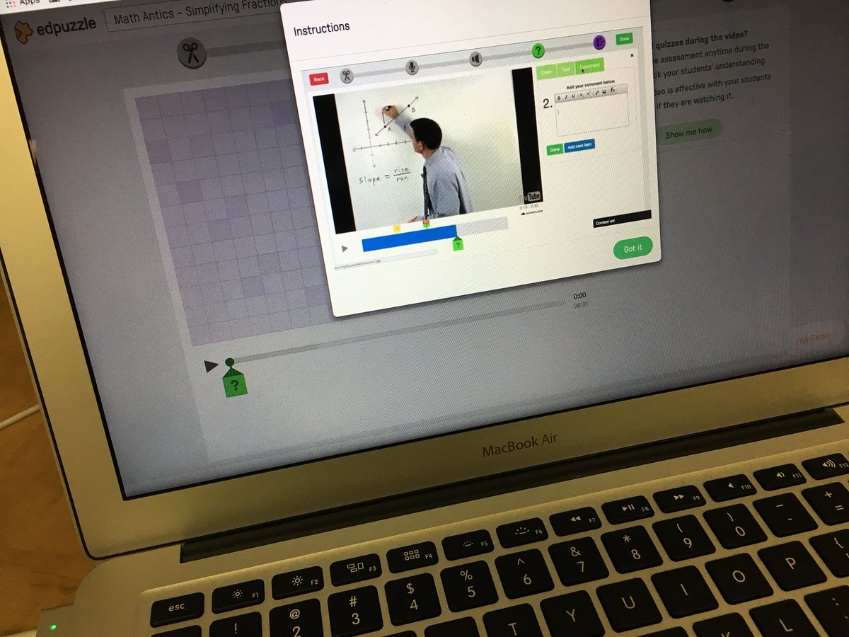 BonnieSears20's tweet image. Learning how to use @edpuzzle to enrich my lessons and differentiate by using #technology with #UGTechQuest @ugdsb #growmybrain #UGLearns @JenApgar @ReayofSunshine @MReijmers @TScottEducator