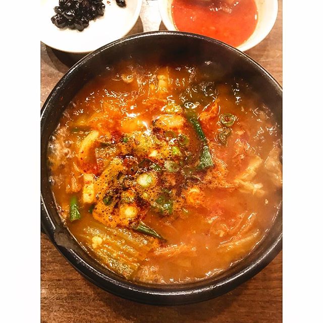 Five Senses NYC on Twitter "Rainy days calls for “Kimchi Jjigae” with