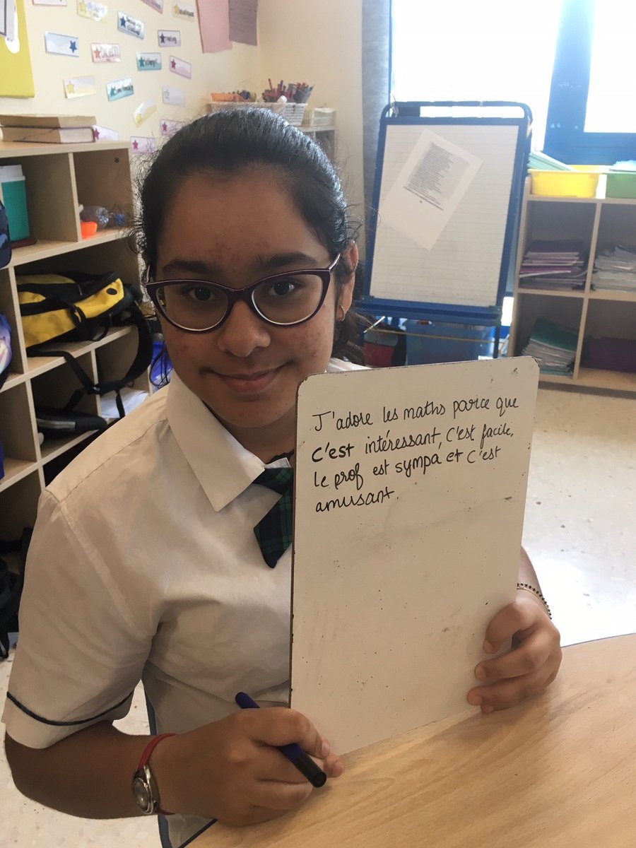 JPS_French's tweet photo. Tu aimes les maths? ➗➖➕🇫🇷We asked Year 6 and this is what they said... 😀 @JPS_Year6 @JPS_French #JPSmaths #JPSmathsday https://t.co/8G30GdABjv