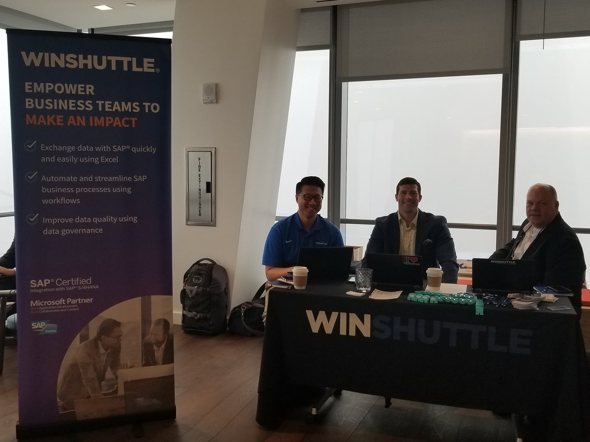 NYC Chapter thanks our sponsors for the day <a href="/AuritasLLC/">Auritas LLC</a>, <a href="/Winshuttle/">Betty Jennifer🍫🚝⚗</a> and @ProtivitiDA