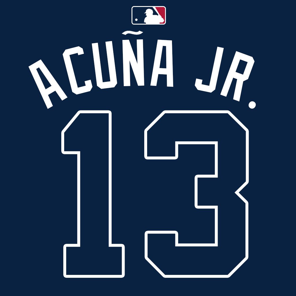 MLB Jersey Numbers on X: OF Ronald Acuña, Jr. will wear number 13. Last  worn by INF Adonis García in 2017. #Braves  / X