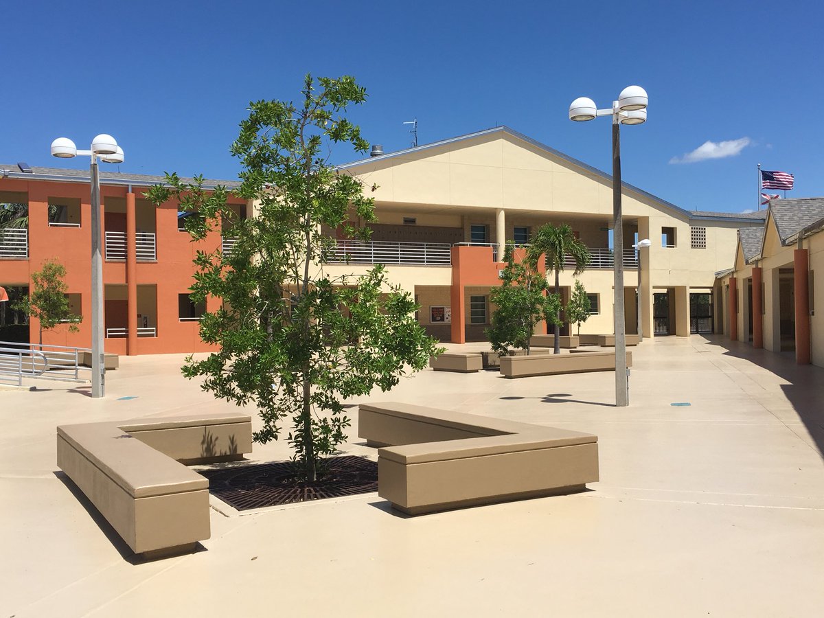 Thank you to Mr. Tanguma for insuring we have one of the nicest campuses in Collier County. The new Holly Trees look great. #IrmaRecovery