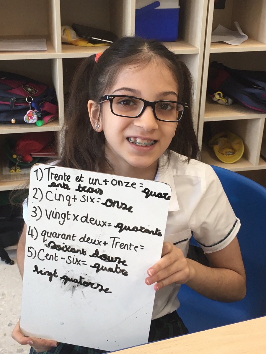 JPS_French's tweet photo. Happy Maths Day en français 🇫🇷➕➖➗❤️ @JPS_Year6 #JPSmaths #JPSmathsday https://t.co/4fCqUZQmCY