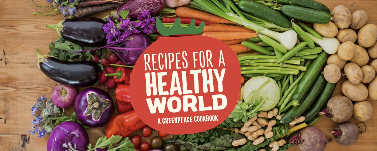 Our mouths are watering looking through the recipes in this <a href="/Greenpeace/">Greenpeace International</a> cookbook! Chefs, cooks, and food bloggers from around the world celebrate plant-based foods with delicious, planet-friendly dishes. medium.com/greenpeacecook…