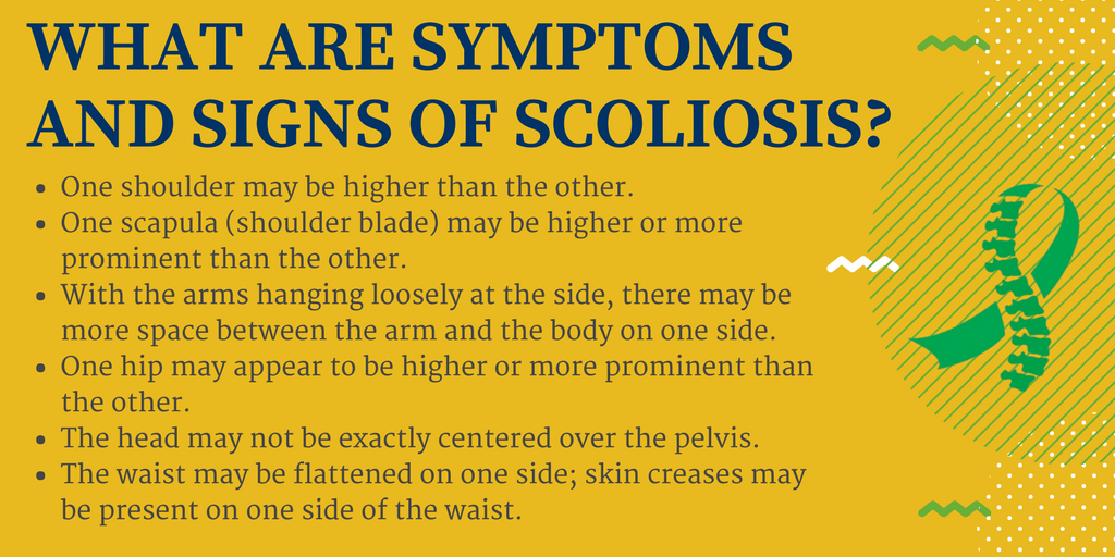 SRS_org's tweet photo. What are symptoms and signs of #Scoliosis? For this and more of #SRS's Frequently Asked Questions on #SpinalDeformities, please visit https://t.co/dBm4RPP0d5.
#ScoliosisFact #WisdomWednesday #ScoliosisAwareness #SRSFAQ #ScoliosisSymptoms #ScoliosisSigns https://t.co/cEadX9i7cm