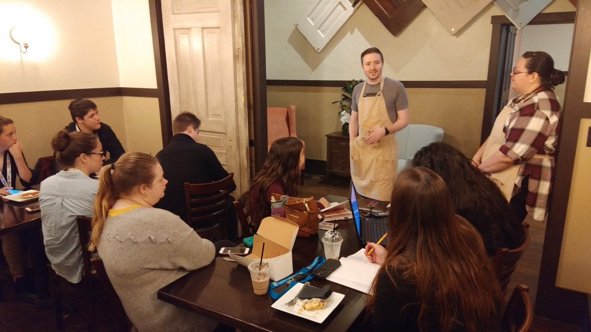 llceo15's tweet photo. CEO had the opportunity to sit down with Ethan Hoinacki and Nicole Cox.  They are the owners of "Guest House Coffee and Pastries" in down town Lincoln. https://t.co/dLX9EnaXdV