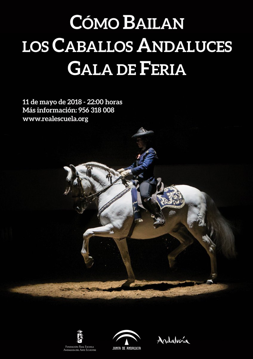 RealEscuela's tweet photo. ¿Quieres conocer la nueva iluminación de nuestro picadero cubierto? ¡Vente a nuestra gala nocturna de feria, el viernes 11 de mayo a las 22:00 horas, y no te la pierdas!

#realescuelaandaluzadelarteecuestre #comobailanloscaballosandaluces #andalucia #jerez #turismoecuestre https://t.co/l1sbUunT2c