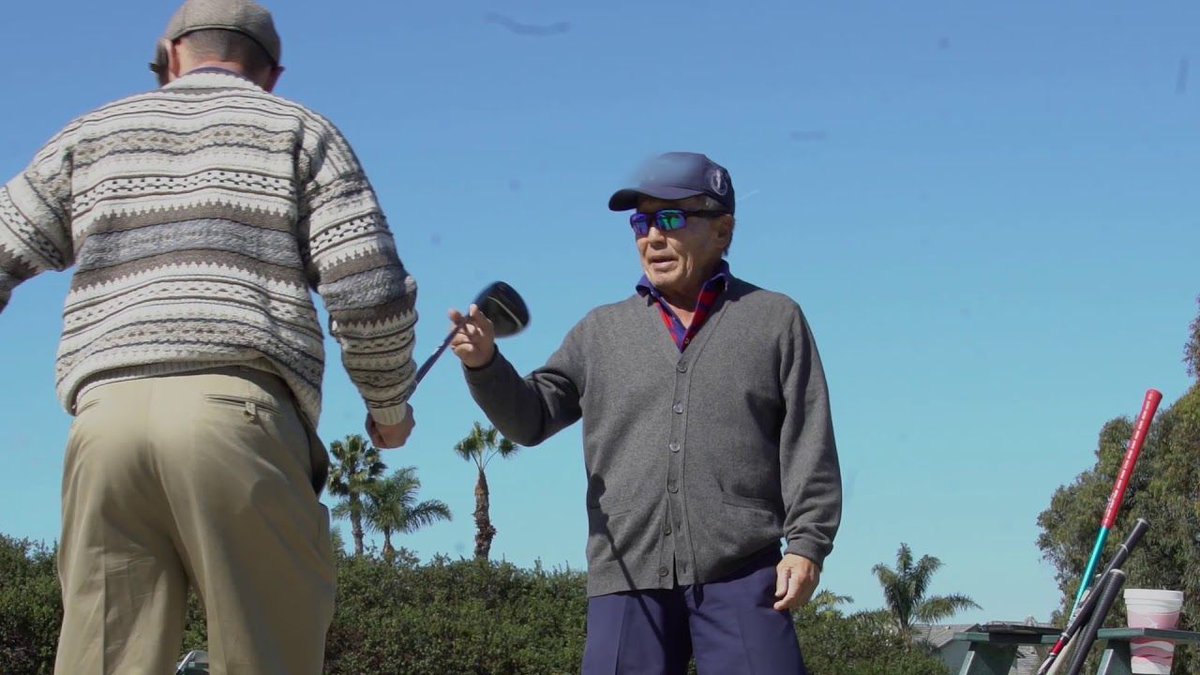 Hilarious video of grandpa hitting the ball 400 yards! buff.ly/2HHIJK2 #Grandpa #Funny #LongDrive <a href="/JamieSadlowski/">Jamie Sadlowski</a>