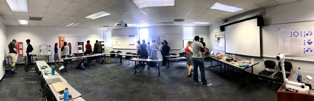 UGACSAASAL's tweet photo. On our final #MarathonWednesday students in Advanced Theories made poster presentations on re-conceptualized theory &amp; the future of Student Development theory! #saUGA411 https://t.co/DaPG9huMfF